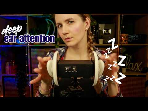 Binaural ASMR 🎧 3 Dio DEEP Ear Triggers & Ear Attention
