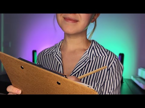 Therapist Asks You Lots of Questions ASMR 📝