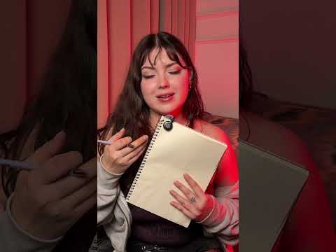 Girl Next Door Draws You - ASMR with Iva Berg