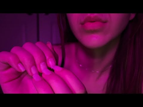 [No Talking] Mouth sounds + nail tapping 😴 