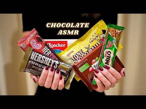Tingly Chocolate ASMR - Crinkles & Tapping Triggers For Sleep (No Talking)