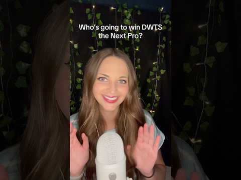Who Will Win DWTS: The Next Pro? 💃✨ ASMR Whisper #shorts