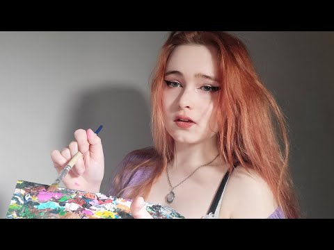 ASMR Art Student Paints You (you're her muse)