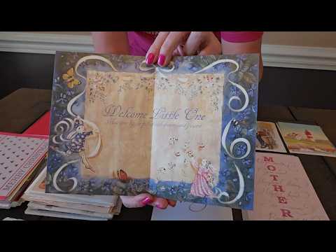ASMR | Organizing Greeting Cards w/Paper Sounds (Soft Spoken)