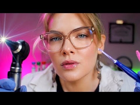 ASMR Ultimate Otoscope Inspection & Ear Cleaning | Meticulous Up Close Ear to Ear Whispers