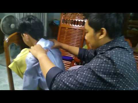Relax ASMR Head and Shoulder Massage with Raining Sound - Episode 11