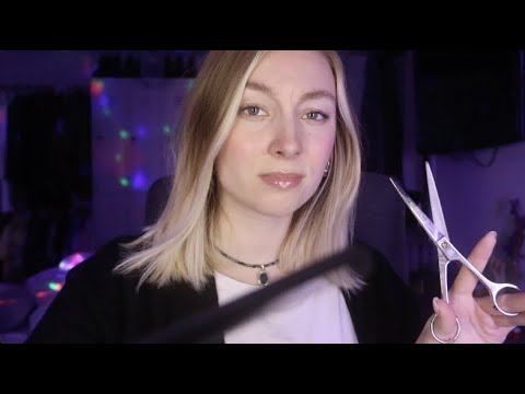 ASMR | Weird & Rude Fast Haircut ✂️ | PT. 2