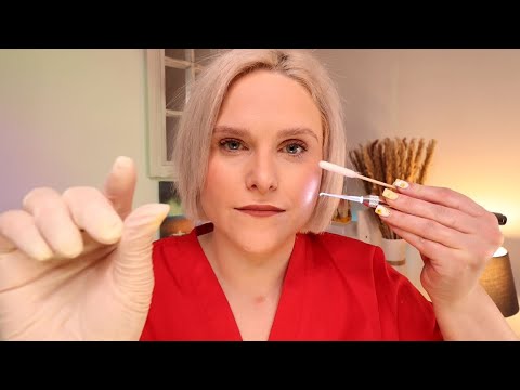A Sleepy In-Depth ASMR Face Examination: Personal Attention