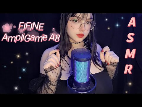 ASMR COM O MICROFONE NOVO FIFINE AMPLIGAME A8 🎙️