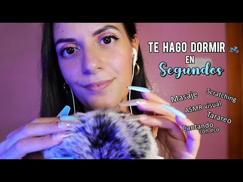 ASMR español para Dormir en segundos 💙(Susurros,masaje,tarareo,cantando etc)