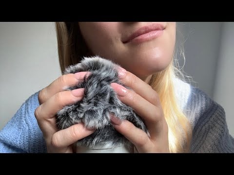 ASMR deep mic scratching 💗 30 minutes of fluffy triggers