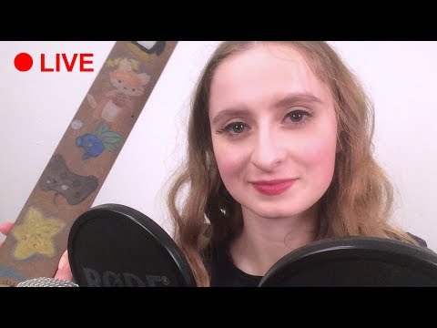 🔴 ASMR Relaxing Live Stream Lofi – Triggers, Drawing, Chatting 🎧