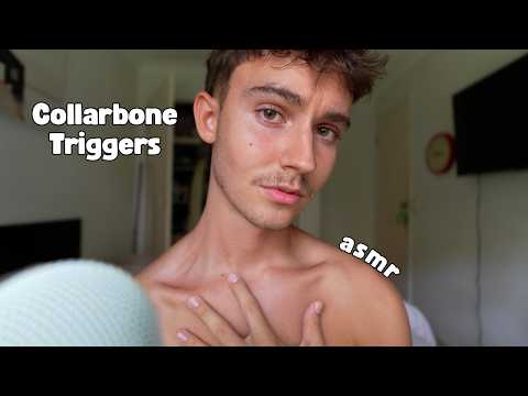 ASMR Collarbone Triggers (tapping, tracing, scratching)