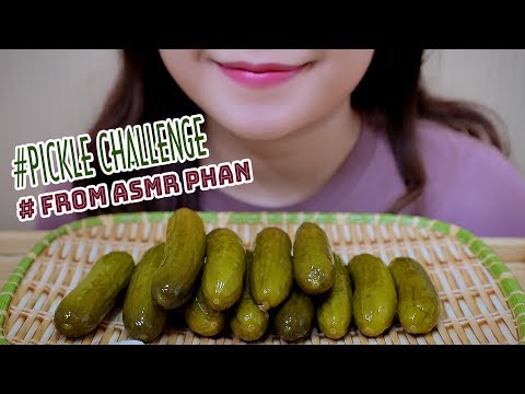 ASMR PICKLE CHALLENGE FROM *ASMR PHAN* EXTREME CRUNCHY EATING SOUNDS | LINH-ASMR