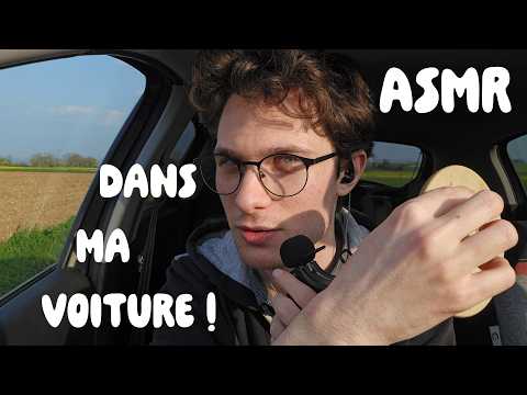 ASMR 4k | Ma première ( et nouvelle ) voiture ( blabla et triggers avec le tascam ) !😴🧡