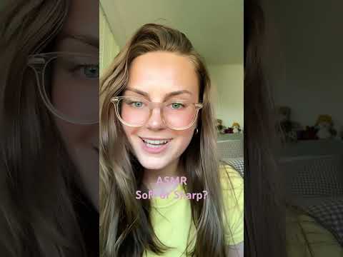 ASMR | Can you guess soft or sharp? #asmr #asmrsounds #soft #relaxing