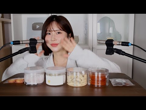 ASMR.sub 쫀득쫀득 과일 정과 | 간질간질 소리 좋ㅇㅏ| Jeonggwa | Eating Sounds