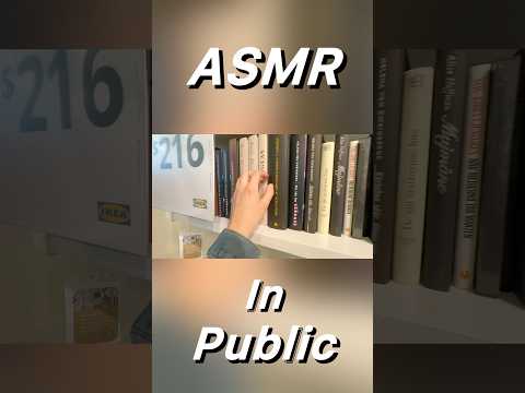 DOING ASMR IN PUBLIC 🛒💤 #shorts #asmr