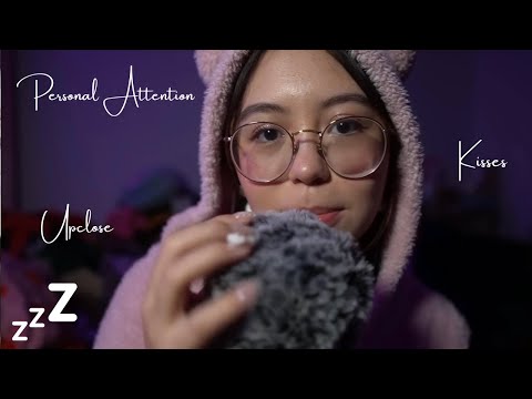 Tiptoe Tingles ASMR Kisses Compilation | Mouth Sounds, Tongue Clicking, Upclose, Personal Attention