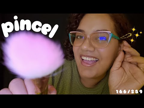 ASMR 1 HORA | PINCEL NA TELA **MUITO** RELAXANTE 🧘🏽💕