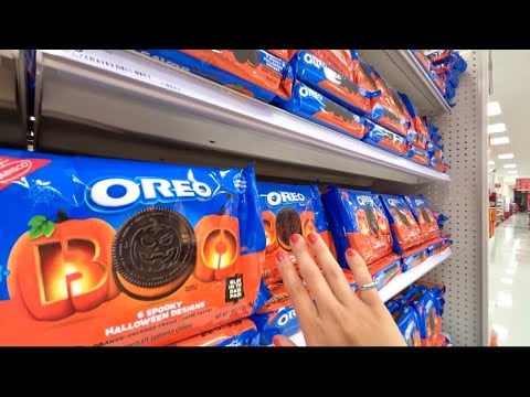 Tapping & Scratching on Halloween Decor (Public ASMR) 🎃