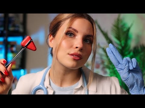 ASMR The Most Detailed CRANIAL NERVE EXAM You've Seen | Hearing Test,Eye Exam,Taste,Smell