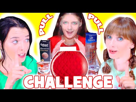 ASMR Glass Pull Mukbang Food Challenge