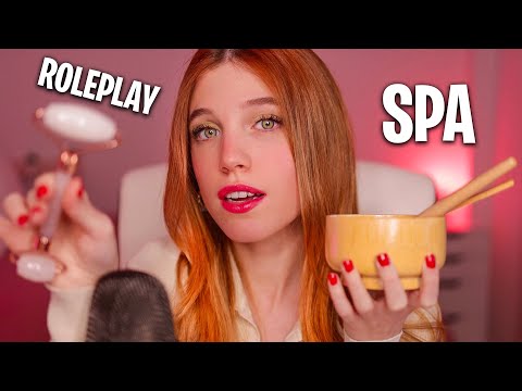 ASMR SPA 🧖🏼‍♀️ Atención personal y masaje facial relajante (ROLEPLAY EN ESPAÑOL)