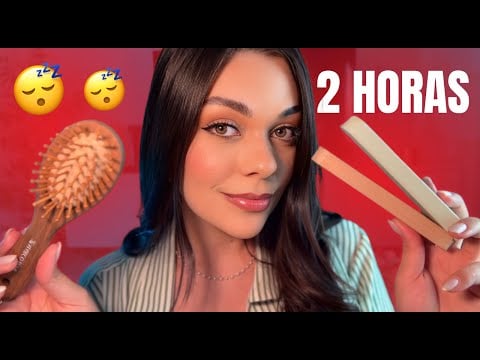 +2Horas De ASMR Mexendo No Seu Cabelo Até Você Dormir 😴