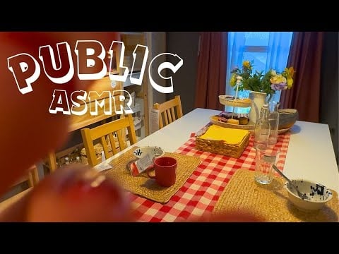 PUBLIC ASMR - FAST TAPPING e SCRATCHING TRA LA GENTE