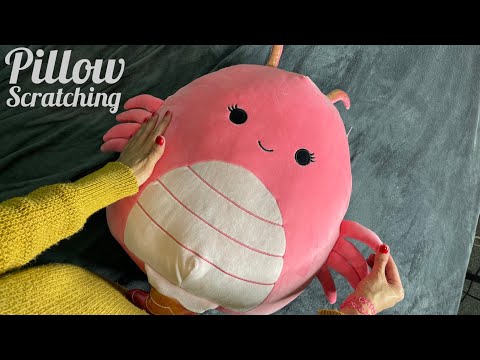 ASMR Pillow Scratching - (No Talking) pillow sounds  🦞 for sleep .