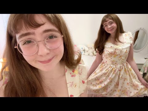trying on my favorite dresses ♡ ASMR