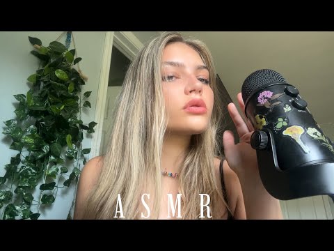 ASMR | Trigger Words, Mouth Sounds, Up-Close Whispers, Tapping, Repetition, For Sleep