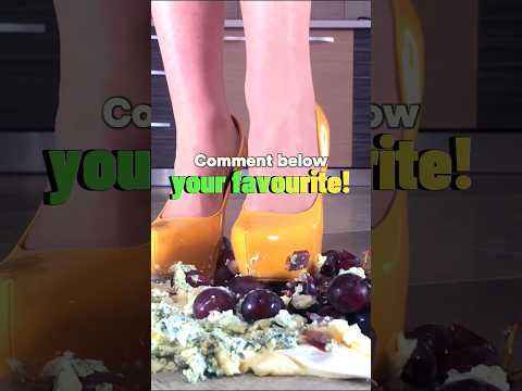 Oddly Satisfying! Pineapples vs. Food! High Heels Crushing Food! ASMR