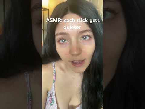every click gets quieter 🤍#asmr #girlfriendasmr #keyboardasmr #tingles #relaxation