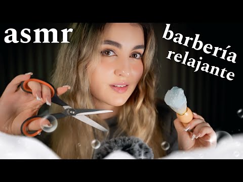 asmr SPA Atención Personal en la BARBERÍA Ale ASMR español