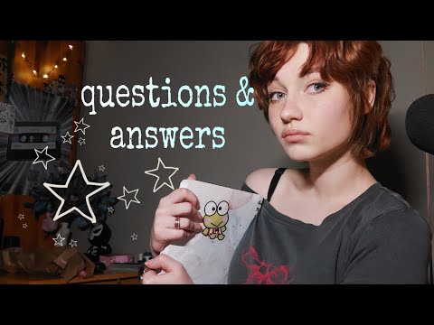 ASMR || questions & answers! 🧸🩷