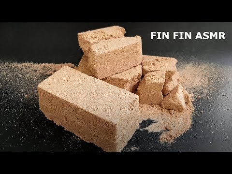 ASMR : Crumbling Sand Blocks + Sand Fall #155