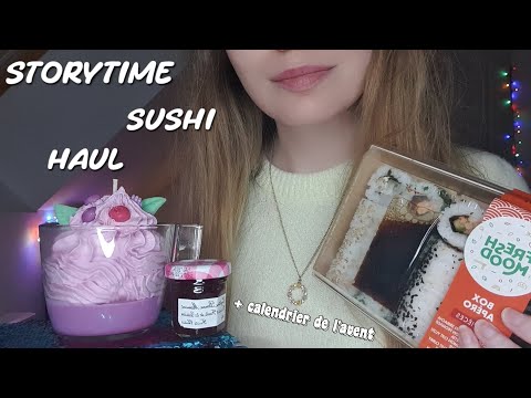 ASMR ❄️ Storytime Travail, Haul & Sushi [Semaine 3]