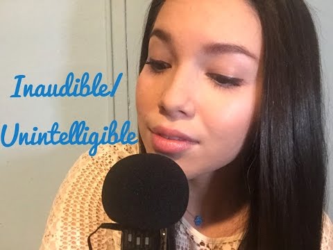 ASMR - Inaudible/Unintelligible Whispering *Ear to Ear*