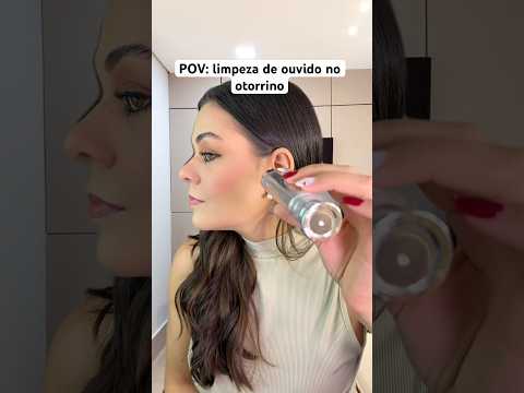 POV: limpeza de ouvido no otorrino #asmr #asmrsounds #humor #shorts
