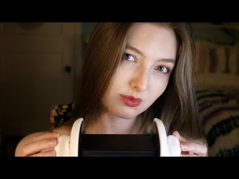 ASMR Gentle Breathing with Ear Tapping & Delay