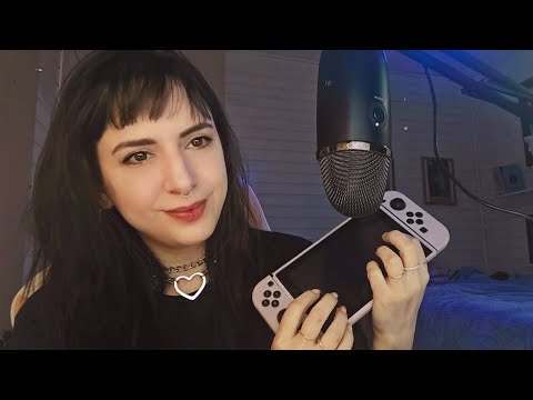 ASMR • Tapping em Objetos Variados 🖤 (Pouco Sussurro)