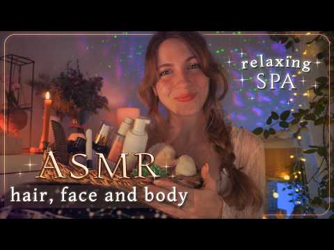 ASMR SPA para DORMIR 🌿 Masaje Capilar, Facial y Cuerpo completo ✨ 1h de Relajación Profunda