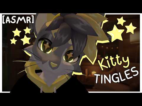 [Furry ASMR] Using Kitty language to help YOU fall asleep :3 [Sleep-aid] [Soft-Spoken] [Mic rubbing]