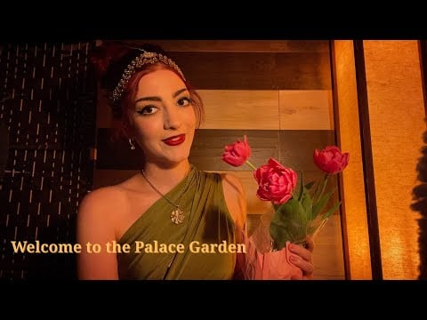 Welcome to the Palace Garden | Soft-Spoken ASMR with Flowers & Nature Sounds🌷✨