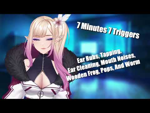 [3dio] | 7 Minutes 7 Triggers | Ear rubs, Tapping, Ear cleaning, and more!