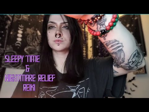 ASMR Reiki | Sleepy Time & Nightmare Relief 😴 🌙🧿