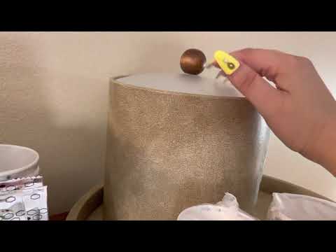 ASMR fast tapping around hotel room
