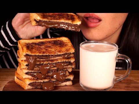 ASMR Grilled Chocolate Sandwiches ~ Collab With SaltedCaramel ASMR 2 (No Talking)